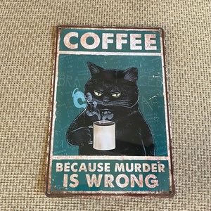 Wall decor Black Cat Coffee
